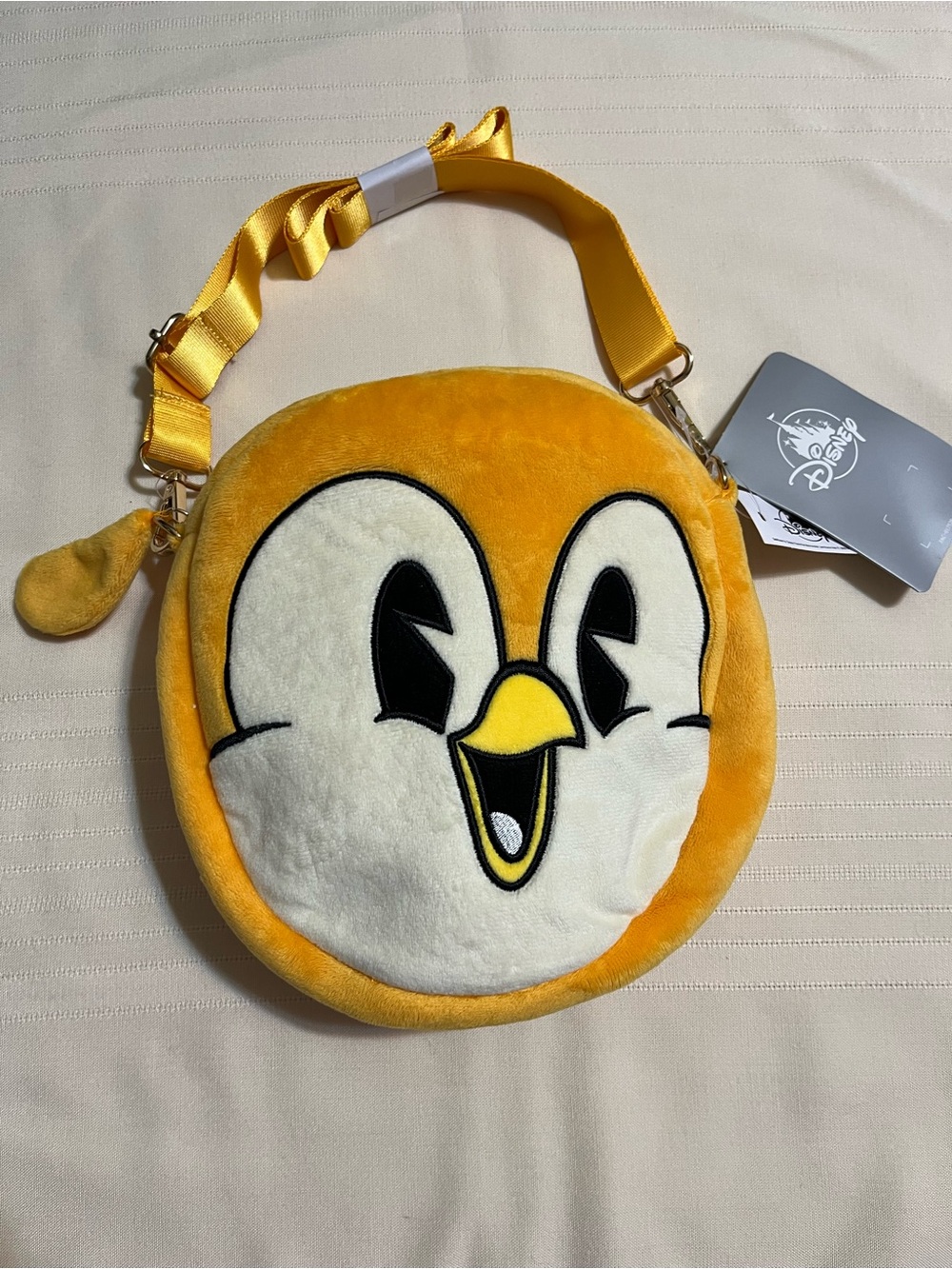Disney Chuuby Plush Crossbody Bag with Satin Strap